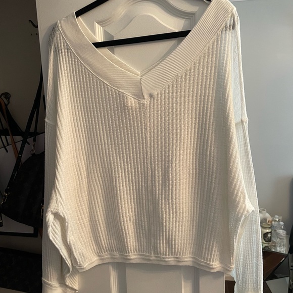 Free people white long sleeve - Picture 2 of 3
